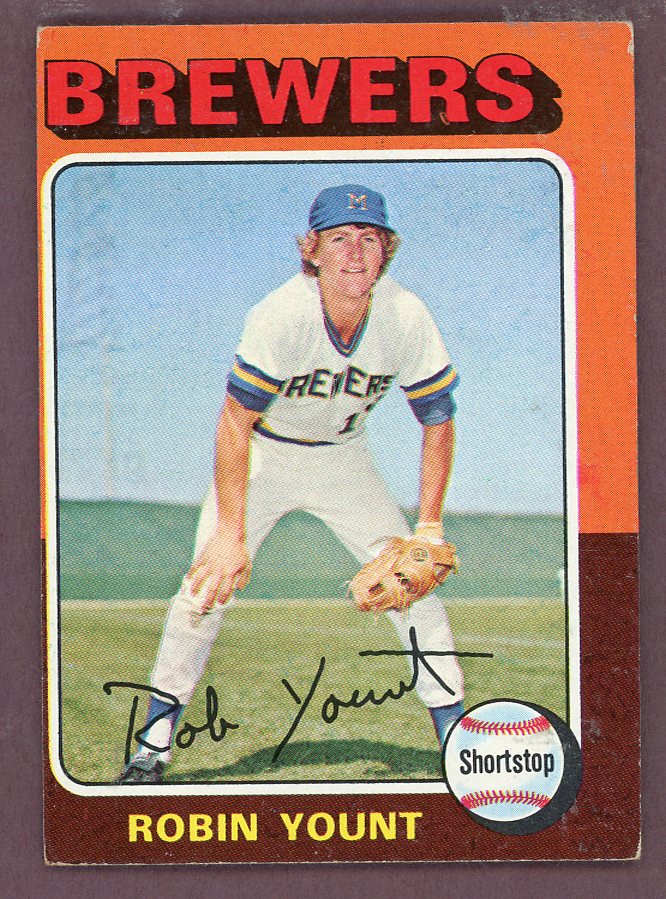 1975 Topps Baseball #223 Robin Yount Brewers VG-EX 568776