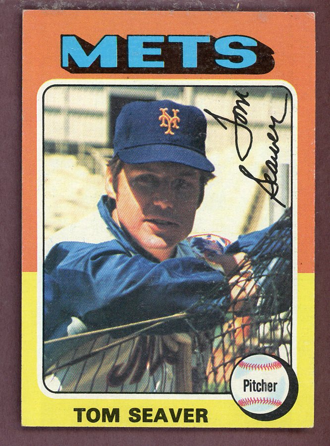 1975 Topps Baseball #370 Tom Seaver Mets EX+/EX-MT 568777
