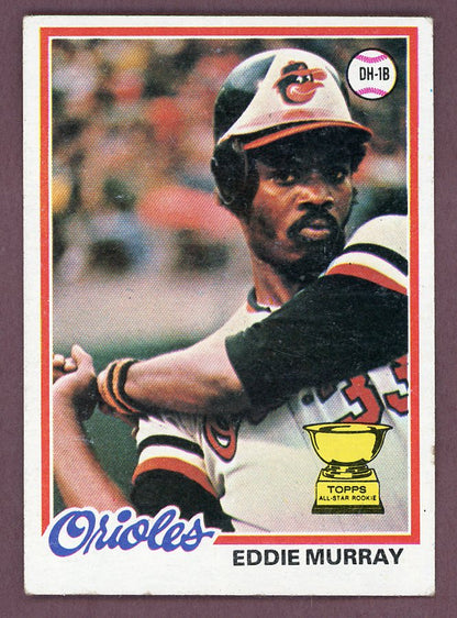 1978 Topps Baseball #036 Eddie Murphy Orioles NR-MT 568779