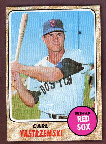 1968 Topps Baseball #250 Carl Yastrzemski Red Sox EX-MT 568781