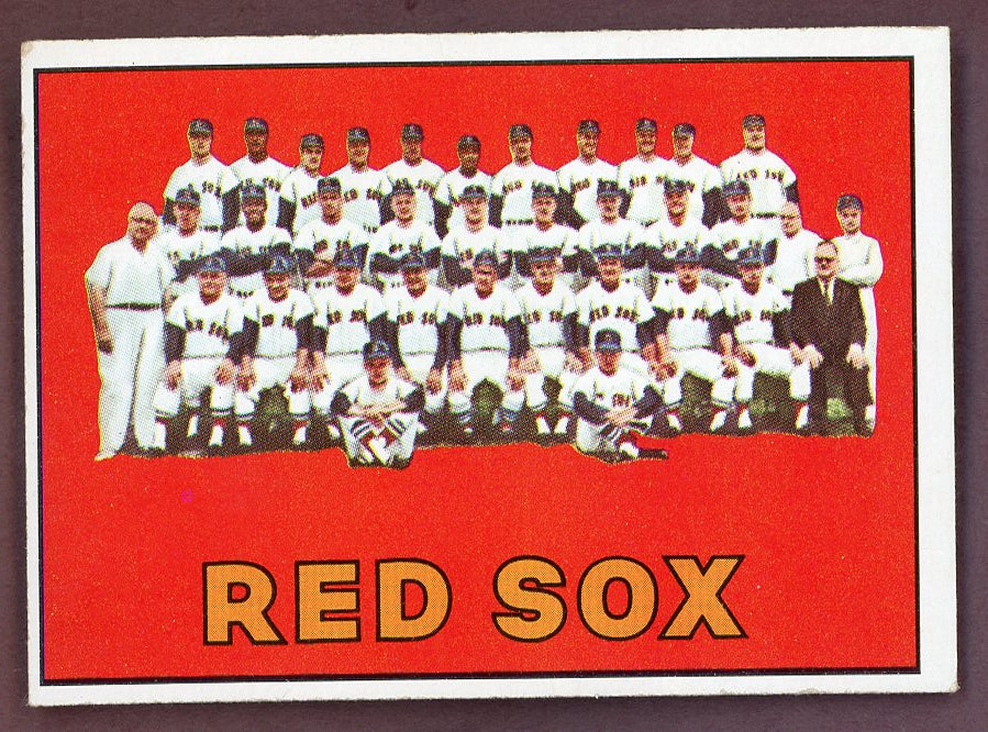 1967 Topps Baseball #604 Boston Red Sox Team NR-MT 568790