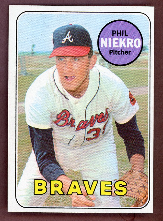 1969 Topps Baseball #355 Phil Niekro Braves NR-MT 568792