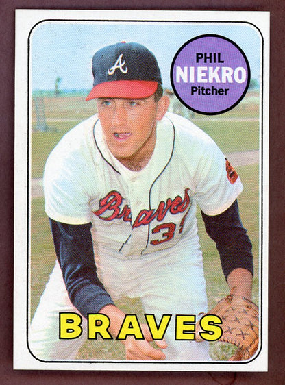 1969 Topps Baseball #355 Phil Niekro Braves NR-MT 568792