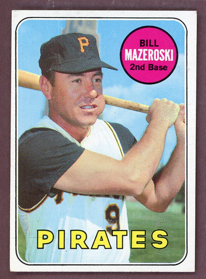 1969 Topps Baseball #335 Bill Mazeroski Pirates NR-MT 568793