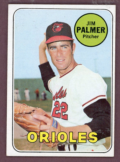 1969 Topps Baseball #573 Jim Palmer Orioles EX-MT 568794