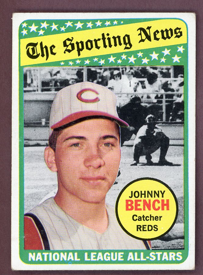 1969 Topps Baseball #430 Johnny Bench A.S Reds VG-EX 568796