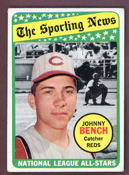 1969 Topps Baseball #430 Johnny Bench A.S Reds VG-EX 568796