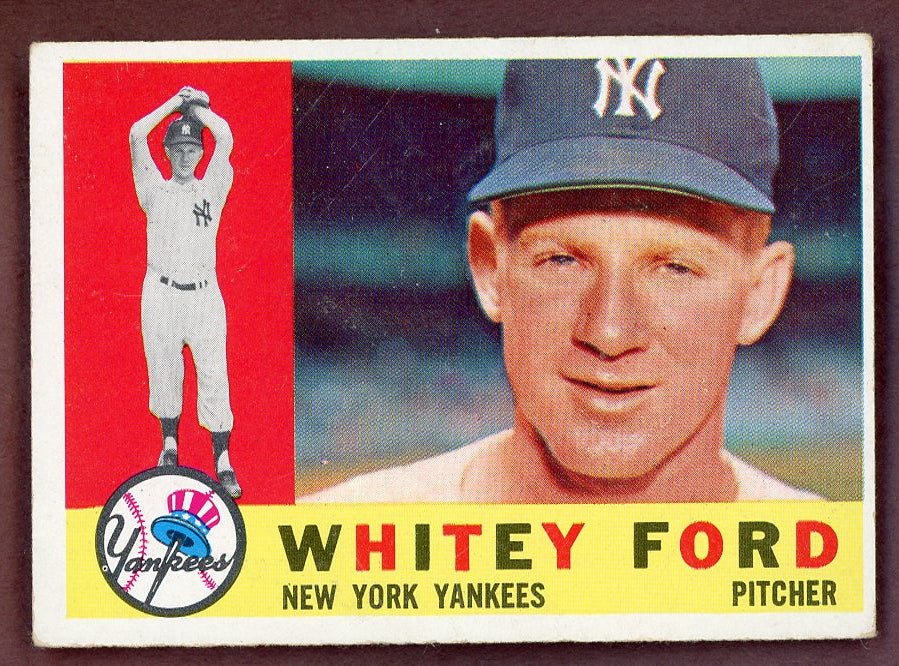 1960 Topps Baseball #035 Whitey Ford Yankees VG-EX 568808