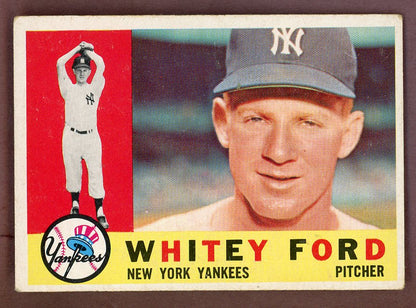 1960 Topps Baseball #035 Whitey Ford Yankees VG-EX 568810