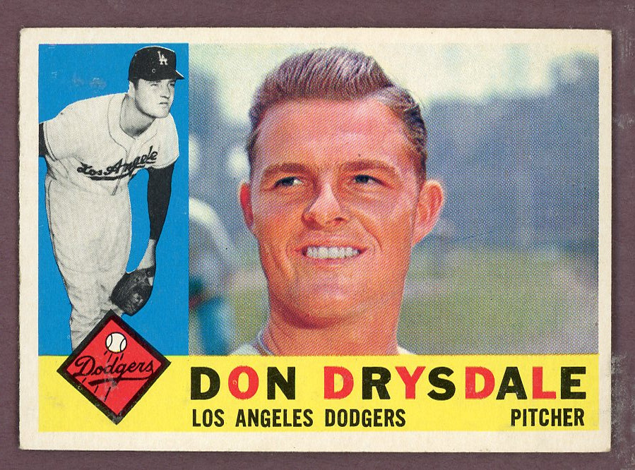 1960 Topps Baseball #475 Don Drysdale Dodgers NR-MT 568812