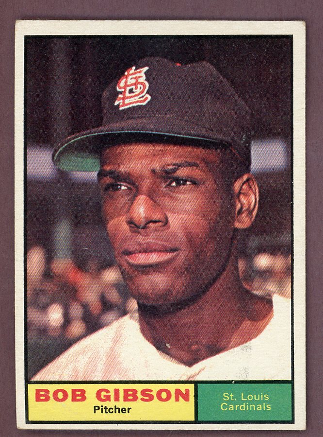 1961 Topps Baseball #211 Bob Gibson Cardinals NR-MT 568814