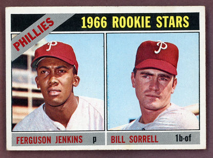 1966 Topps Baseball #254 Fergie Jenkins Phillies EX+/EX-MT 568817