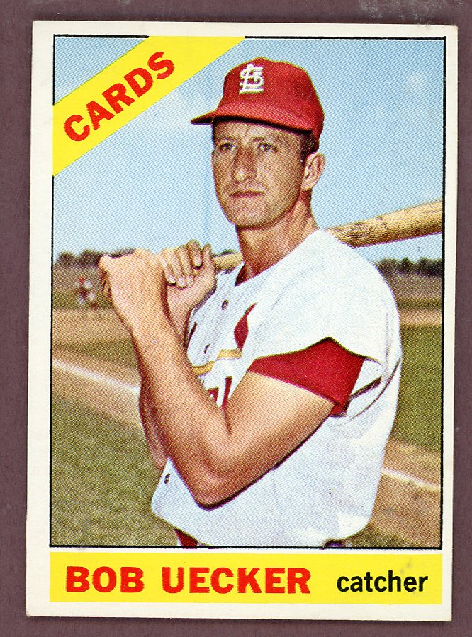 1966 Topps Baseball #091 Bob Uecker Cardinals EX+/EX-MT 568821