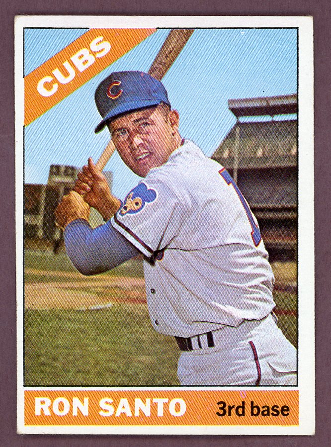 1966 Topps Baseball #290 Ron Santo Cubs VG-EX 568824