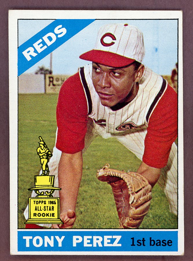 1966 Topps Baseball #072 Tony Perez Reds NR-MT 568827