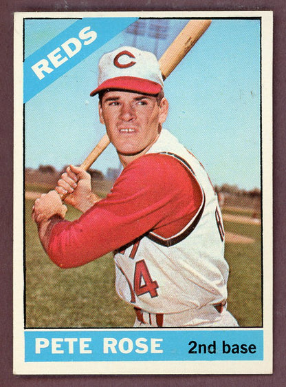 1966 Topps Baseball #030 Pete Rose Reds EX-MT 568829
