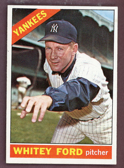 1966 Topps Baseball #160 Whitey Ford Yankees EX-MT 568831