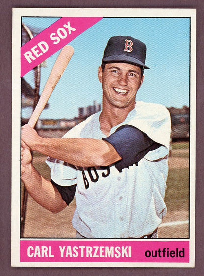 1966 Topps Baseball #070 Carl Yastrzemski Red Sox EX-MT 568833