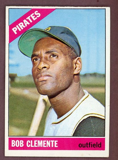 1966 Topps Baseball #300 Roberto Clemente Pirates EX-MT 568834