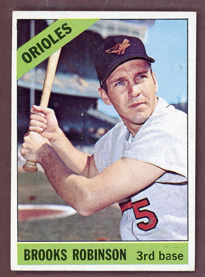 1966 Topps Baseball #390 Brooks Robinson Orioles EX+/EX-MT 568838
