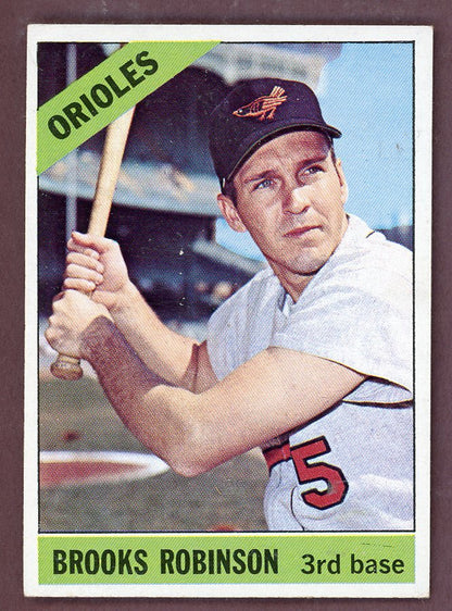 1966 Topps Baseball #390 Brooks Robinson Orioles EX+/EX-MT 568838