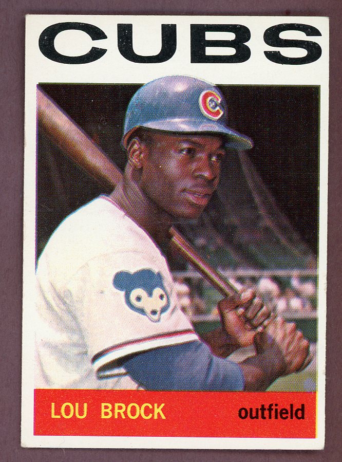 1964 Topps Baseball #029 Lou Brock Cubs VG-EX 568843