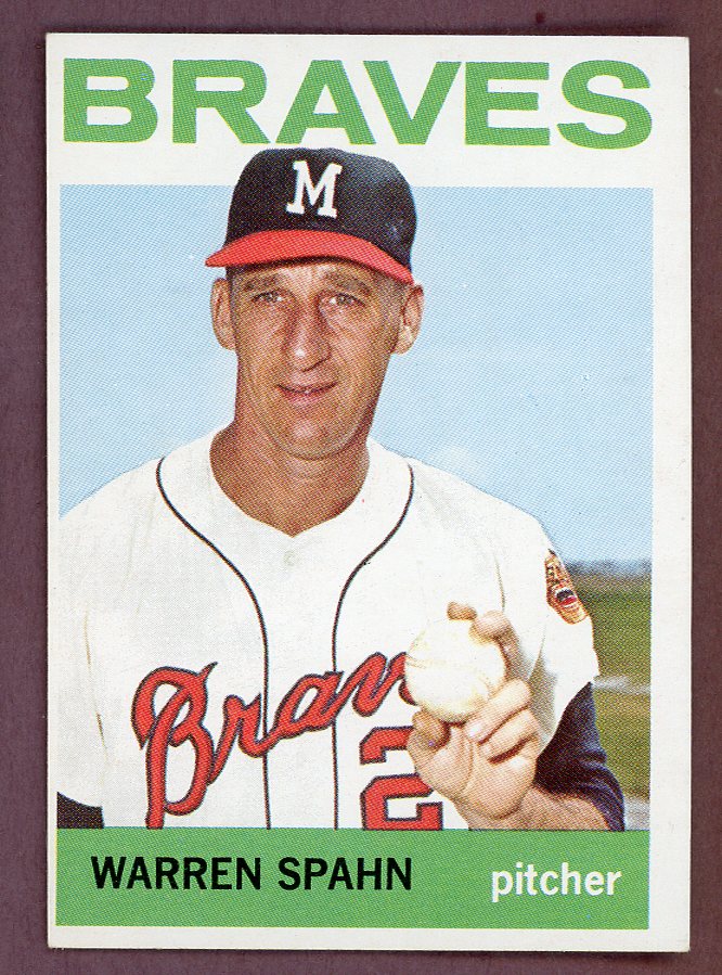 1964 Topps Baseball #400 Warren Spahn Braves NR-MT 568852