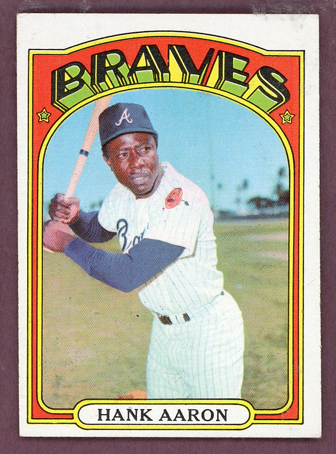 1972 Topps Baseball #299 Hank Aaron Braves EX-MT 568857