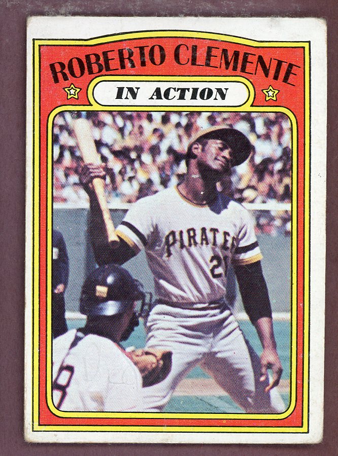 1972 Topps Baseball #310 Roberto Clemente IA Pirates VG-EX 568858