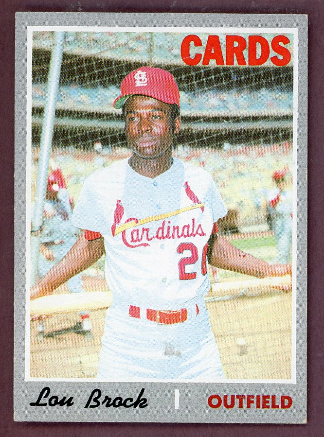 1970 Topps Baseball #330 Lou Brock Cardinals NR-MT 568865