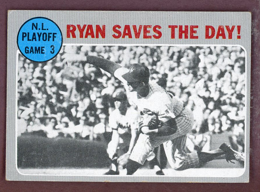 1970 Topps Baseball #197 N.L. Play Offs Nolan Ryan VG-EX 568867
