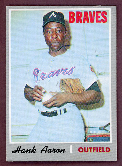 1970 Topps Baseball #500 Hank Aaron Braves EX-MT 568868