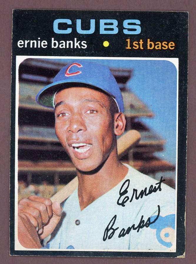 1971 Topps Baseball #525 Ernie Banks Cubs VG-EX 568869