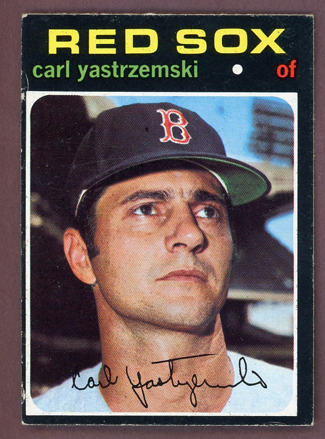 1971 Topps Baseball #530 Carl Yastrzemski Red Sox VG-EX 568877