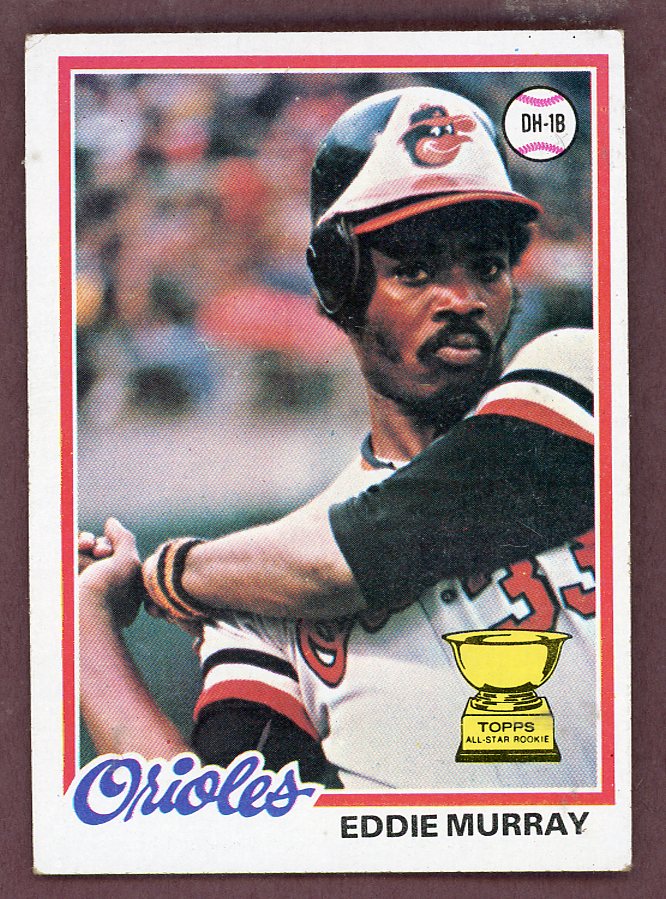 1978 Topps Baseball #036 Eddie Murphy Orioles VG-EX 568884