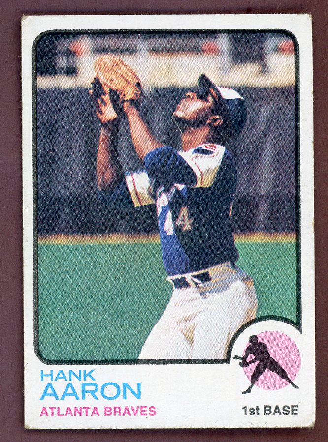 1973 Topps Baseball #100 Hank Aaron Braves VG-EX 568897