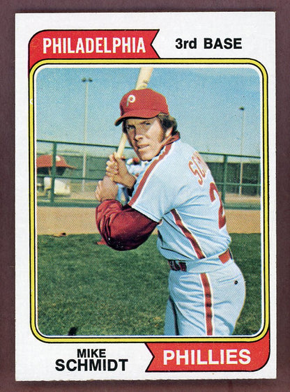 1974 Topps Baseball #283 Mike Schmidt Phillies EX-MT 568899