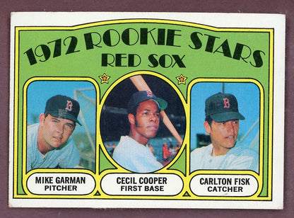 1972 Topps Baseball #079 Carlton Fisk Red Sox VG-EX 568901