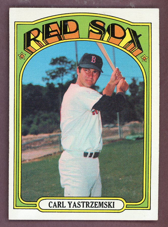 1972 Topps Baseball #037 Carl Yastrzemski Red Sox EX-MT 568903