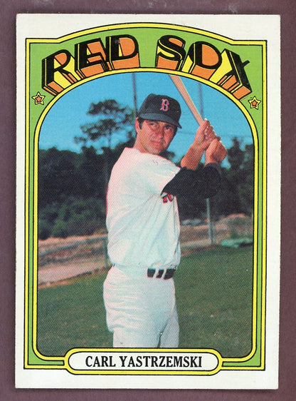 1972 Topps Baseball #037 Carl Yastrzemski Red Sox EX-MT 568903