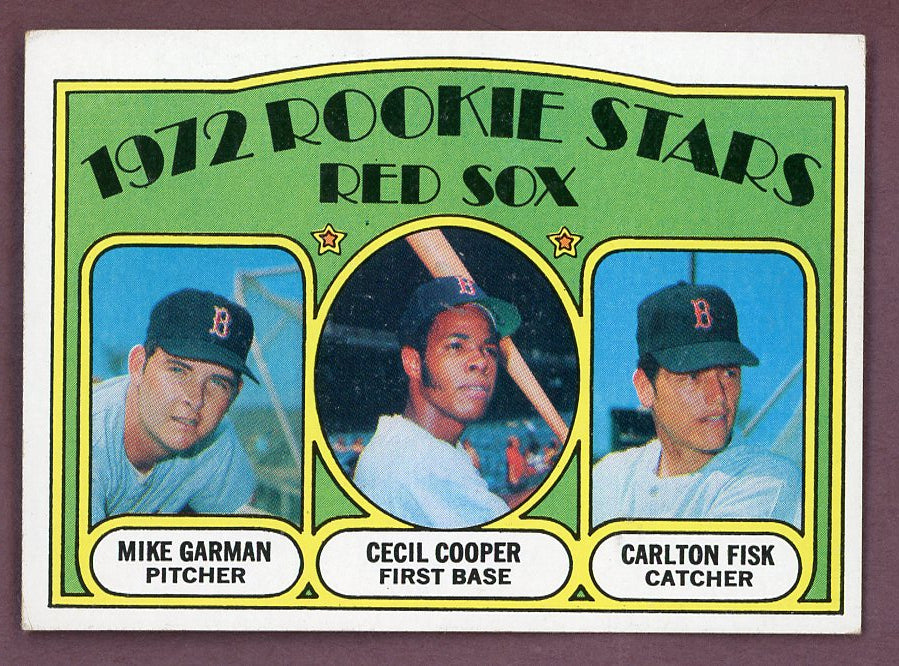 1972 Topps Baseball #079 Carlton Fisk Red Sox EX-MT 568904
