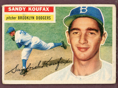 1956 Topps Baseball #079 Sandy Koufax Dodgers VG 568910