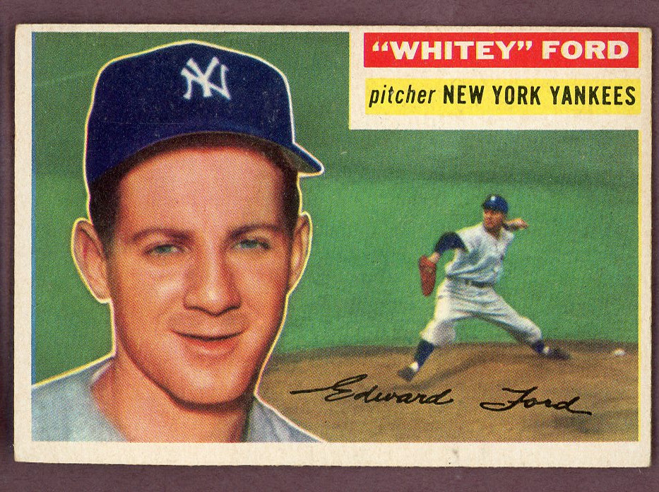 1956 Topps Baseball #240 Whitey Ford Yankees EX+/EX-MT 568913