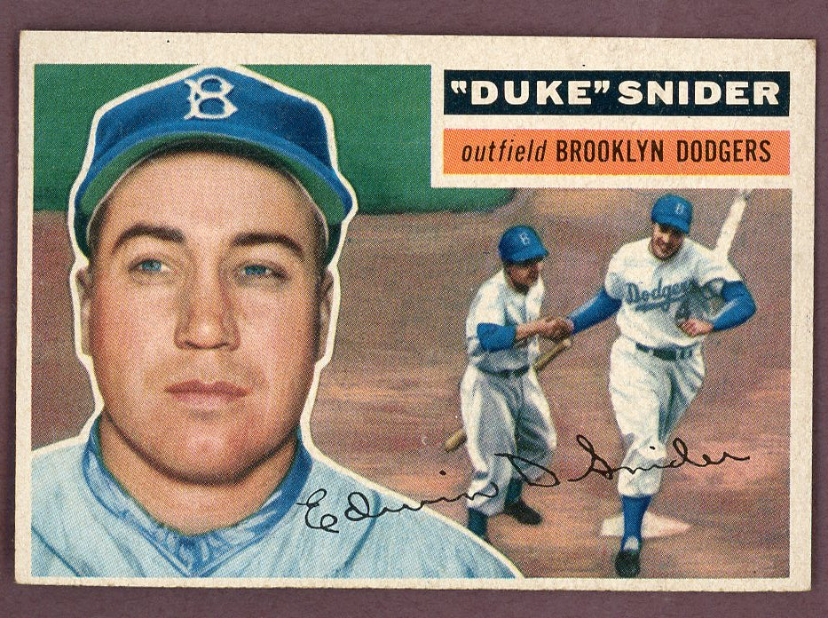 1956 Topps Baseball #150 Duke Snider Dodgers EX-MT 568919
