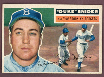 1956 Topps Baseball #150 Duke Snider Dodgers EX-MT 568919