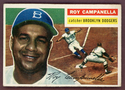 1956 Topps Baseball #101 Roy Campanella Dodgers VG-EX 568920