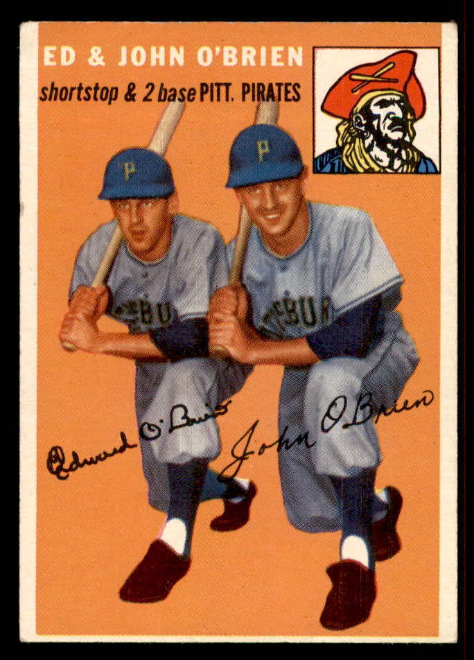 1954 Topps Baseball #139 Ed O'Brien John O'Brien EX-MT 569709