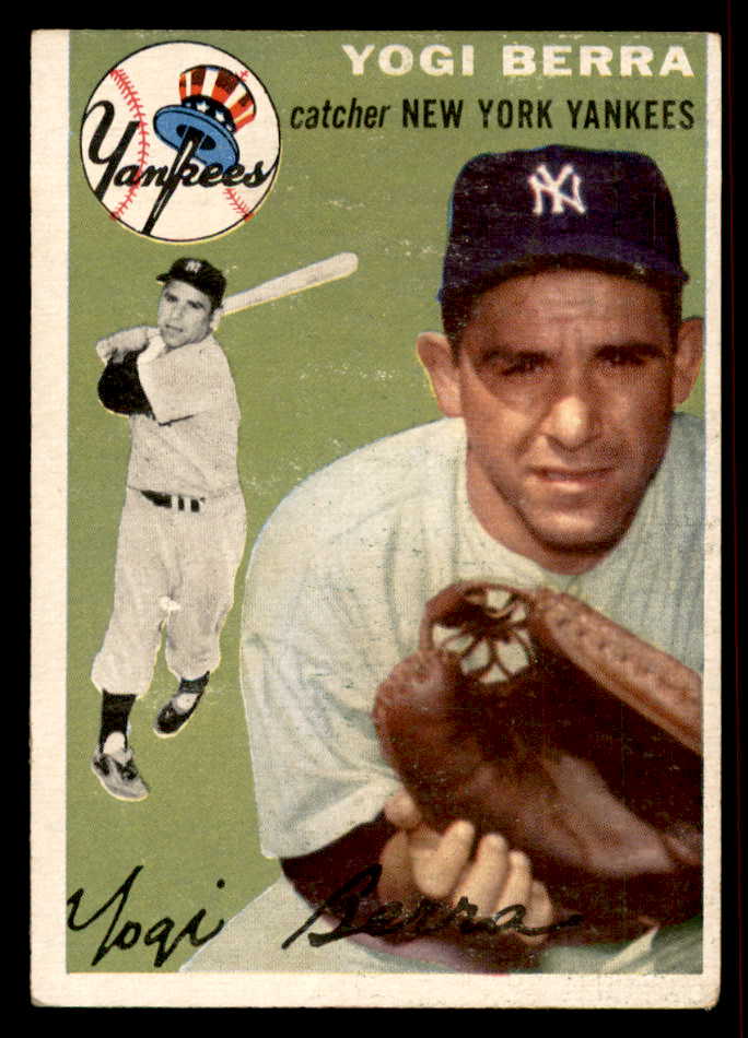 1954 Topps Baseball # 50 Yogi Berra Yankees VG-EX 569711