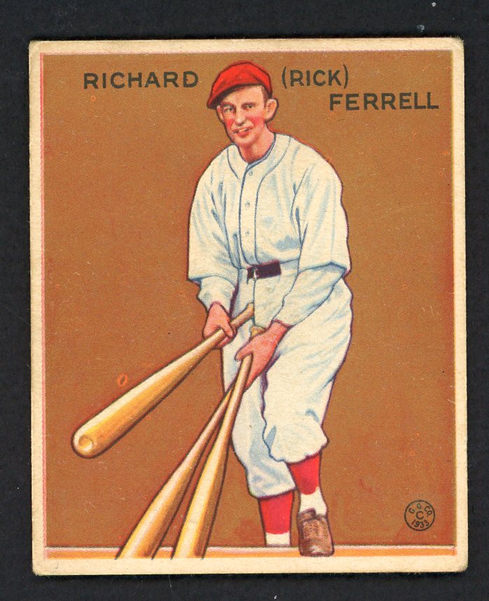 1933 Goudey #197 Rick Ferrell Red Sox VG-EX/EX 569744