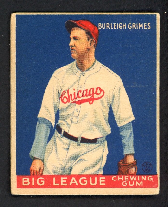 1933 Goudey # 64 Burleigh Grimes Cubs VG-EX 569745